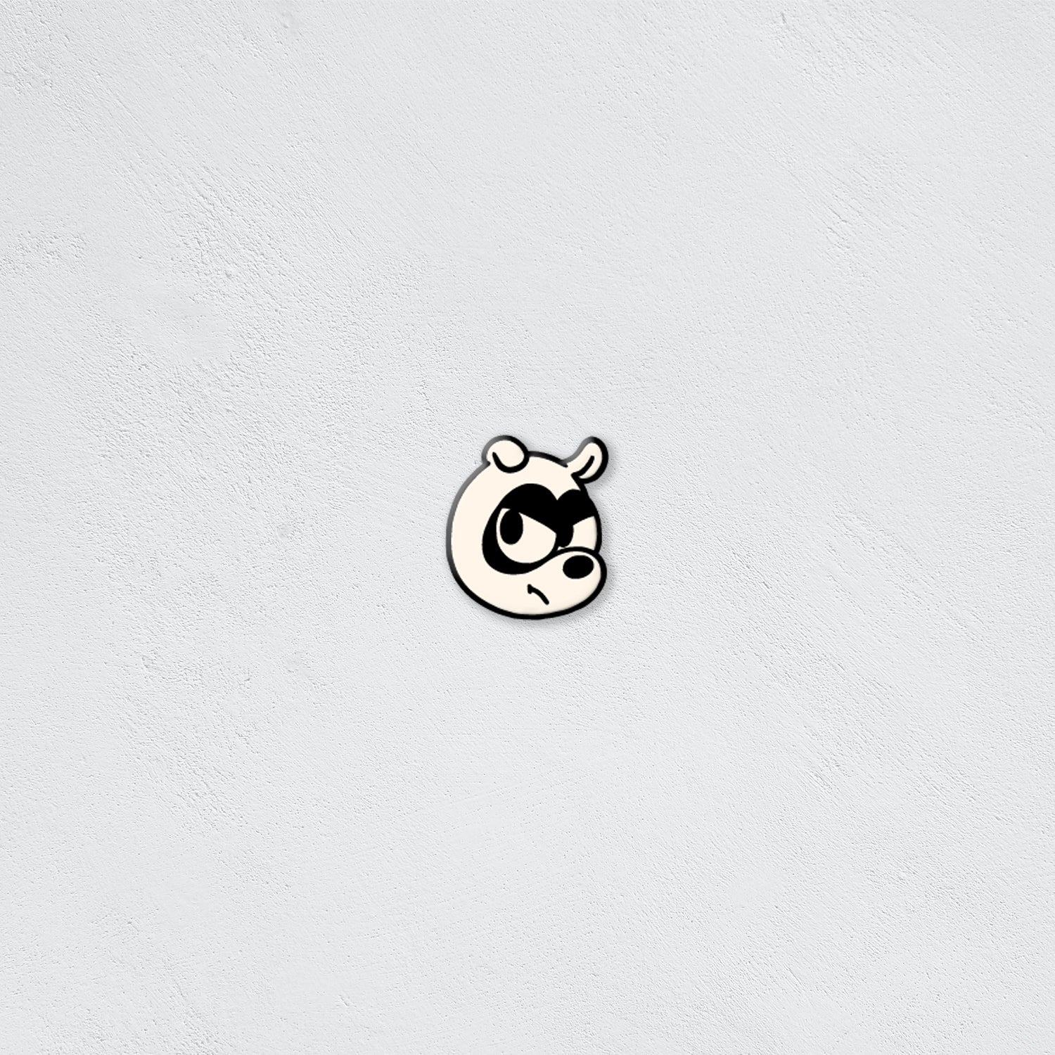 Raccoon Head Enamel Pin