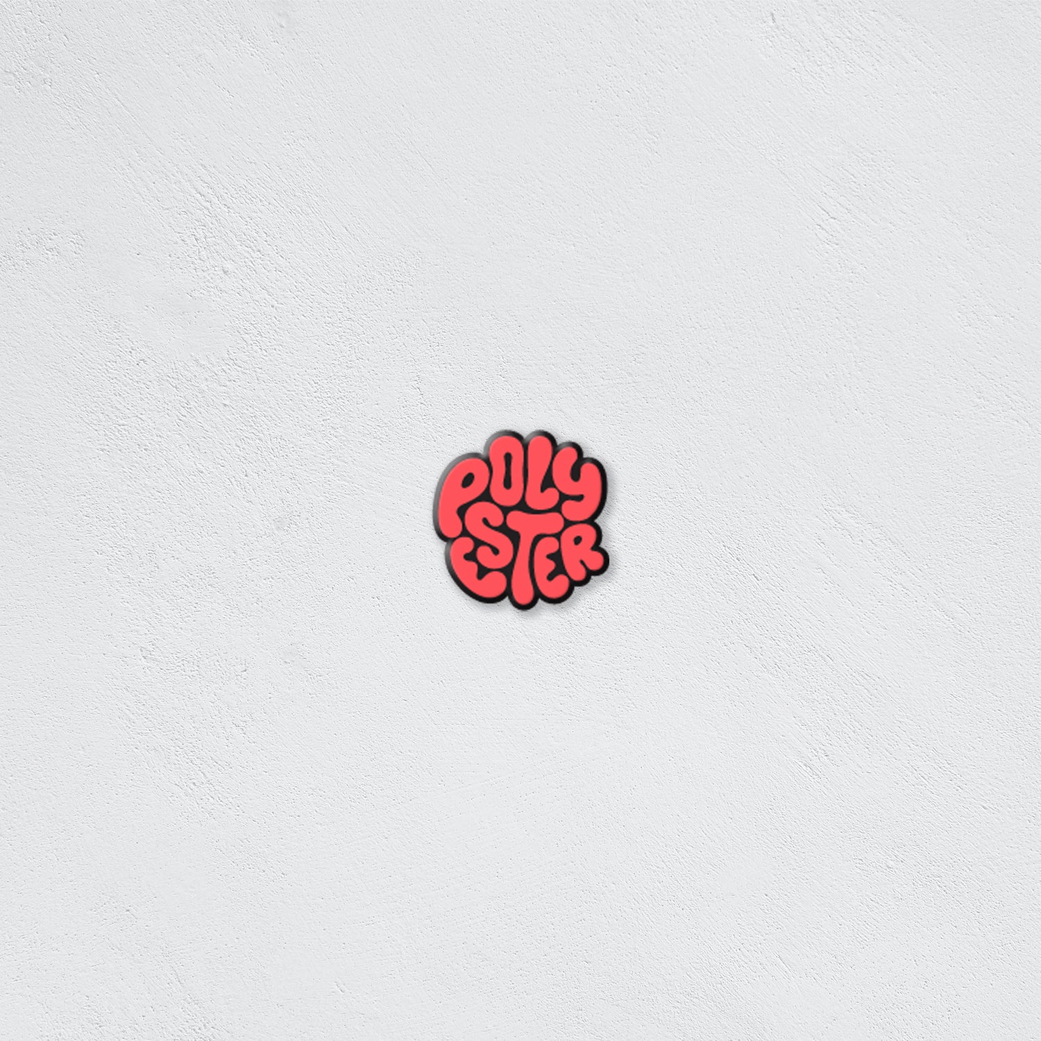 Polyester Logo Enamel Pin
