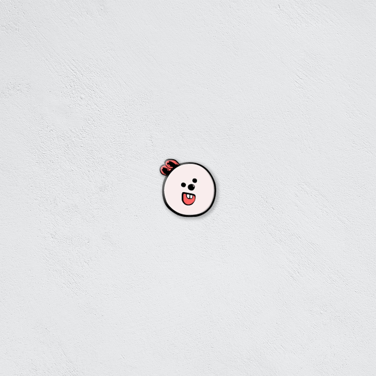 Hamster Face Enamel Pin