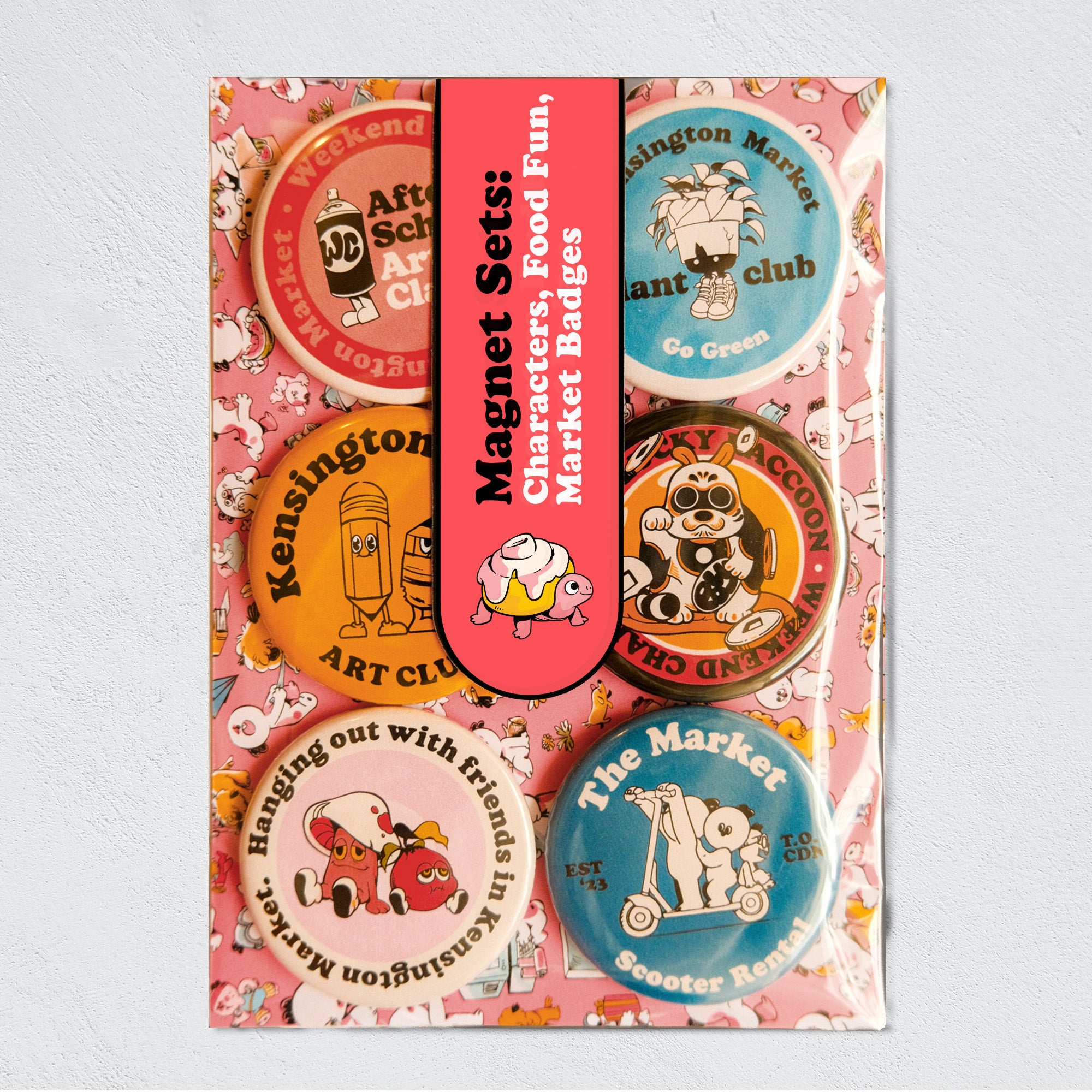 Weekend Characters Magnet Sets
