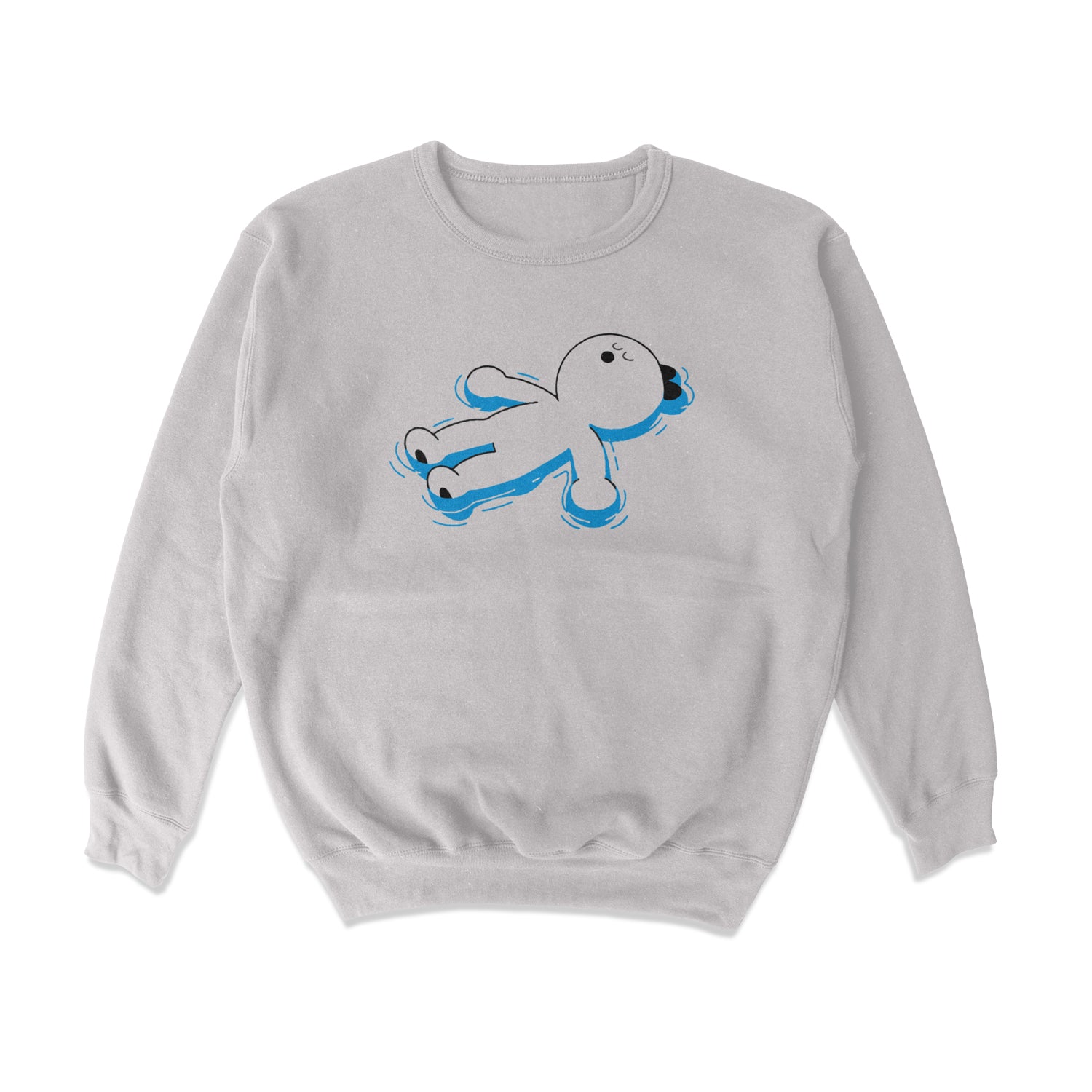 Hamster Floating crewneck fleece sweater
