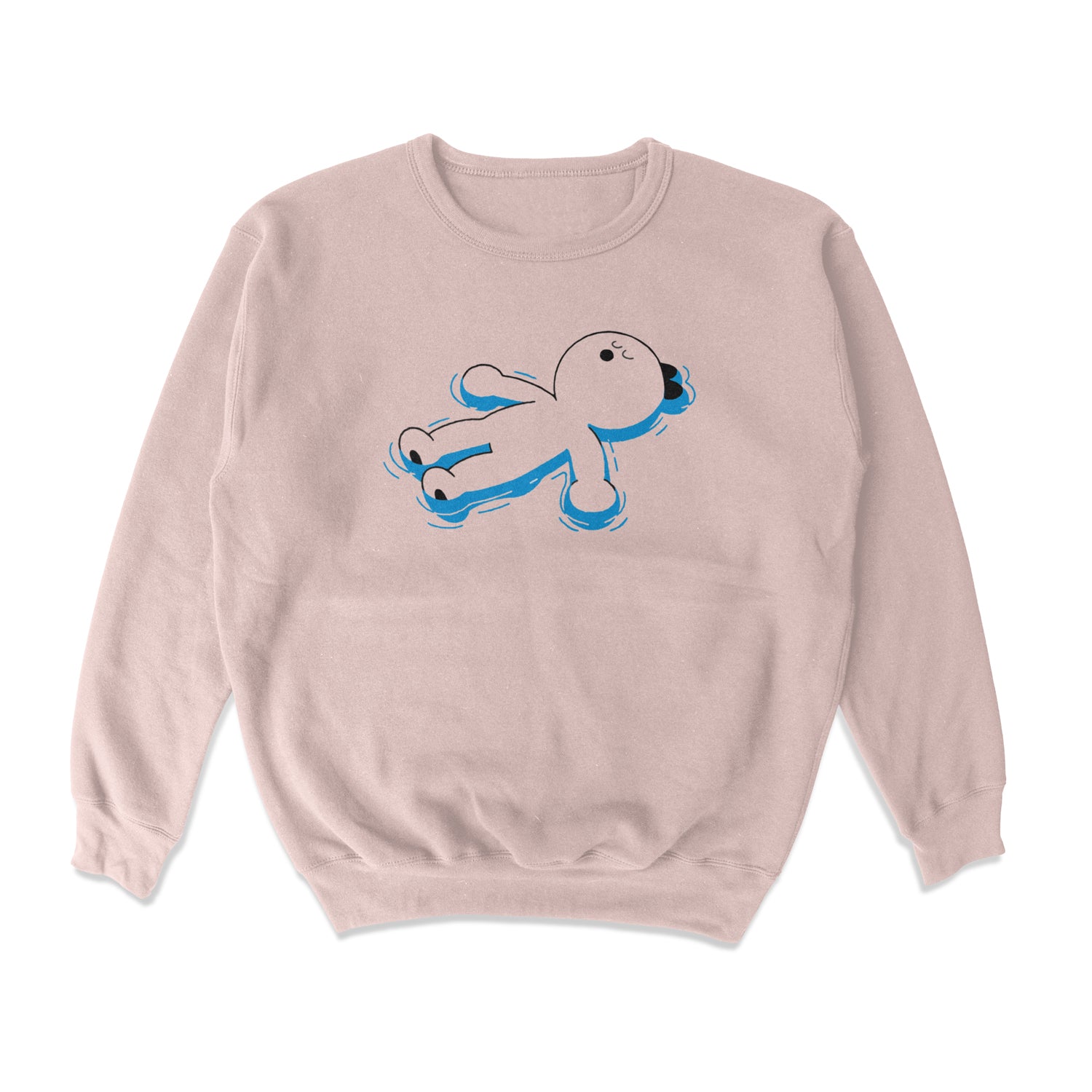 Hamster Floating  crewneck women's sweater
