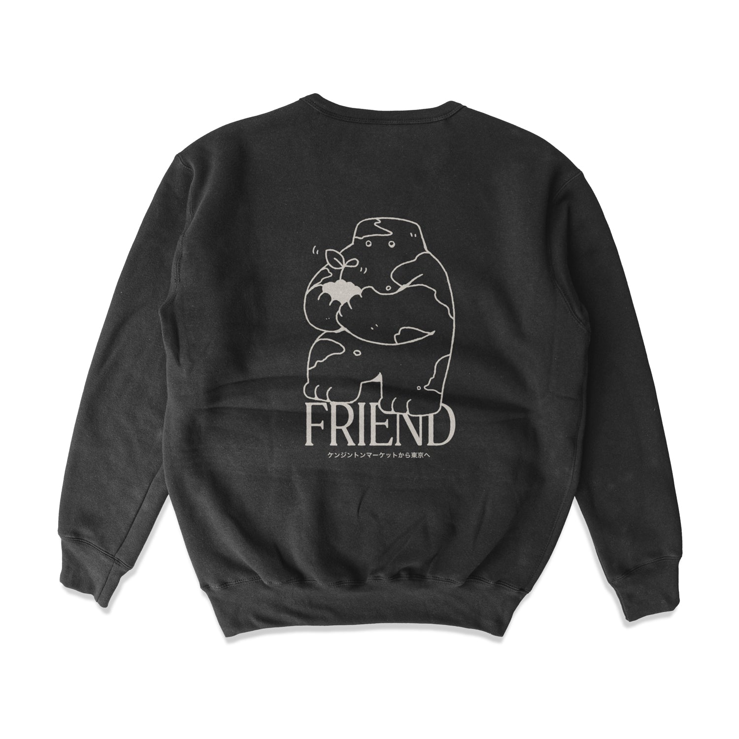 Friend crewneck fleece sweater