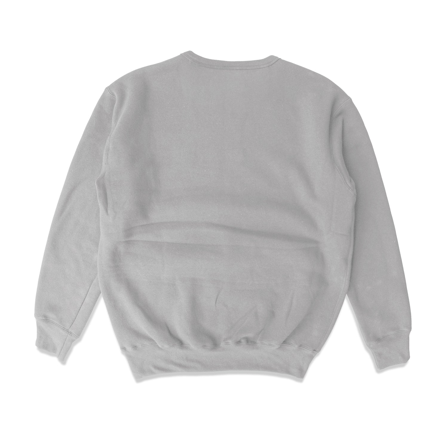Garden Car patch crewneck fleece sweater grey
