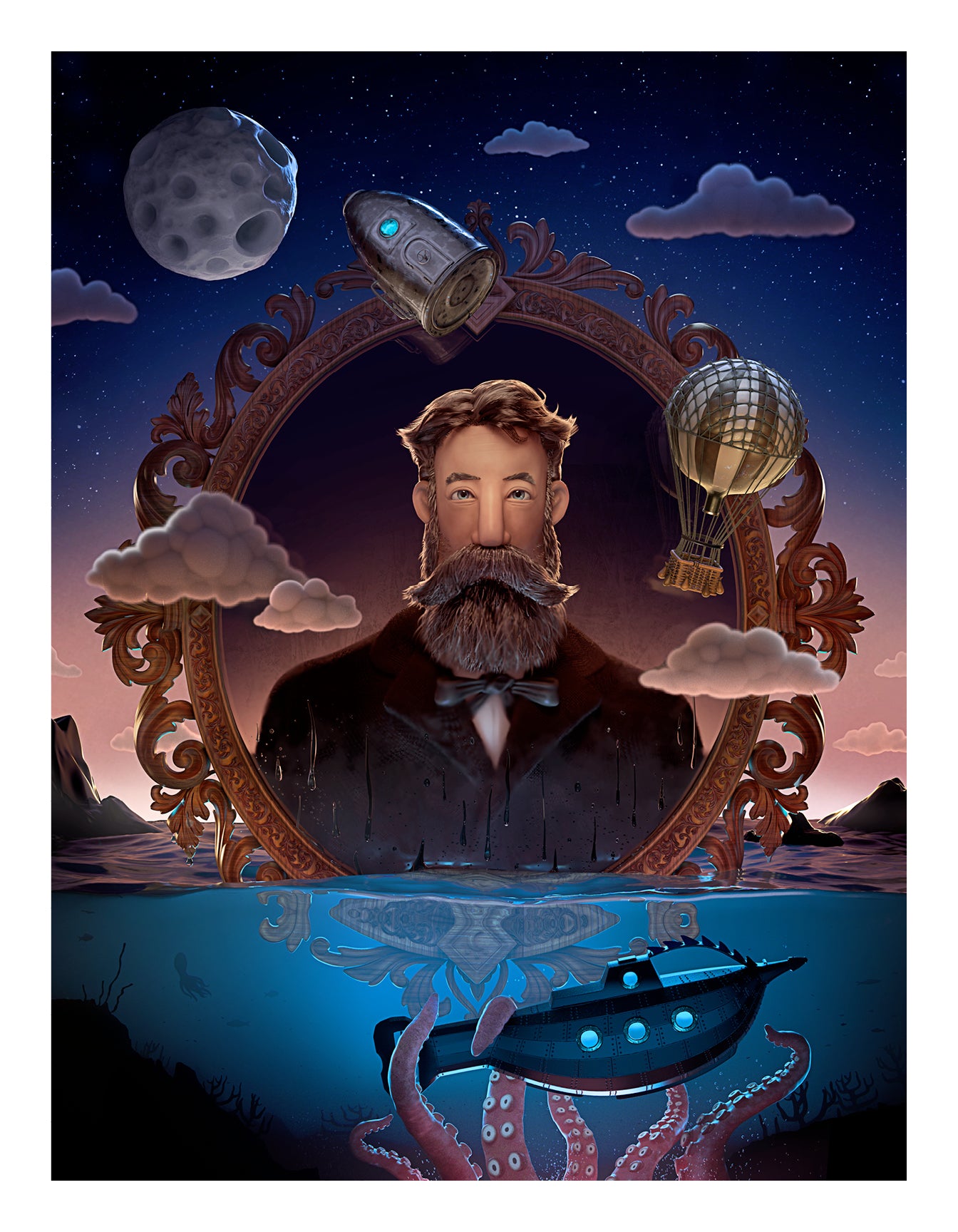 Icons of Sci-Fi poster set