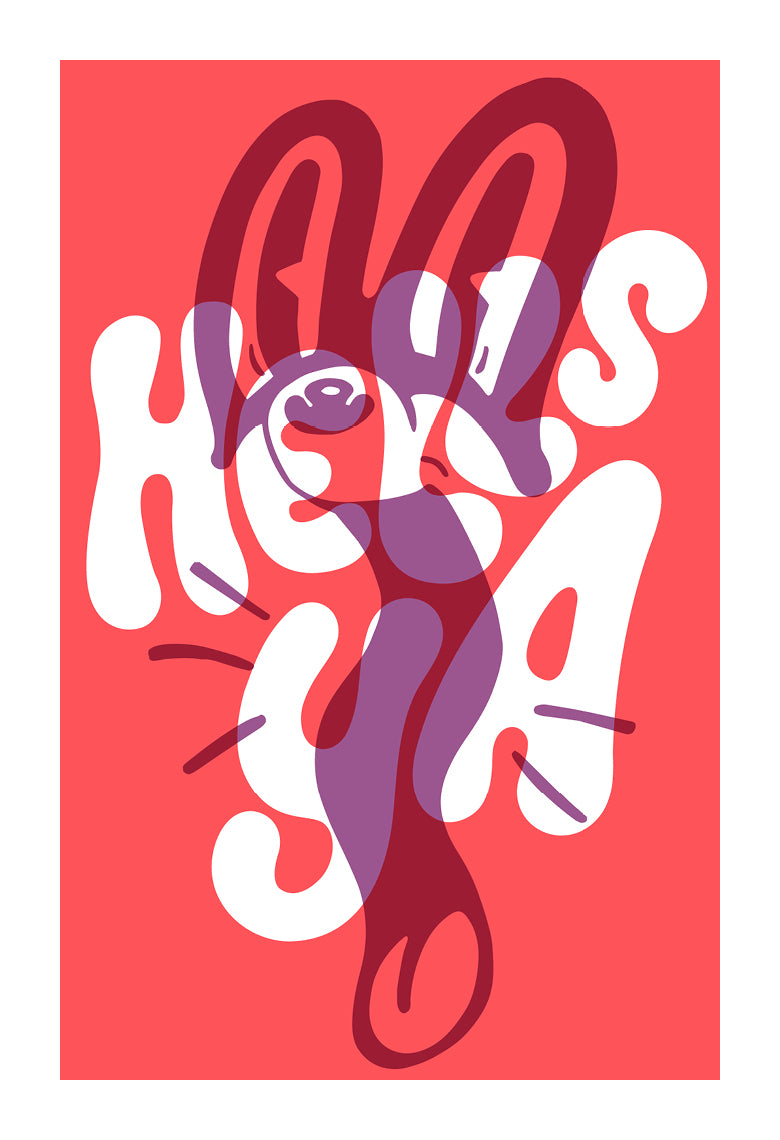 Weekend Characters mini print set