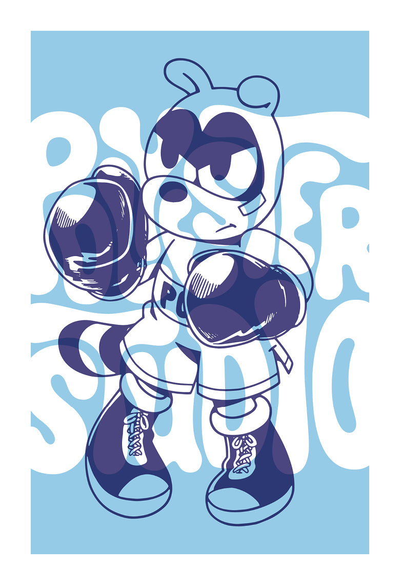 Weekend Characters mini print set