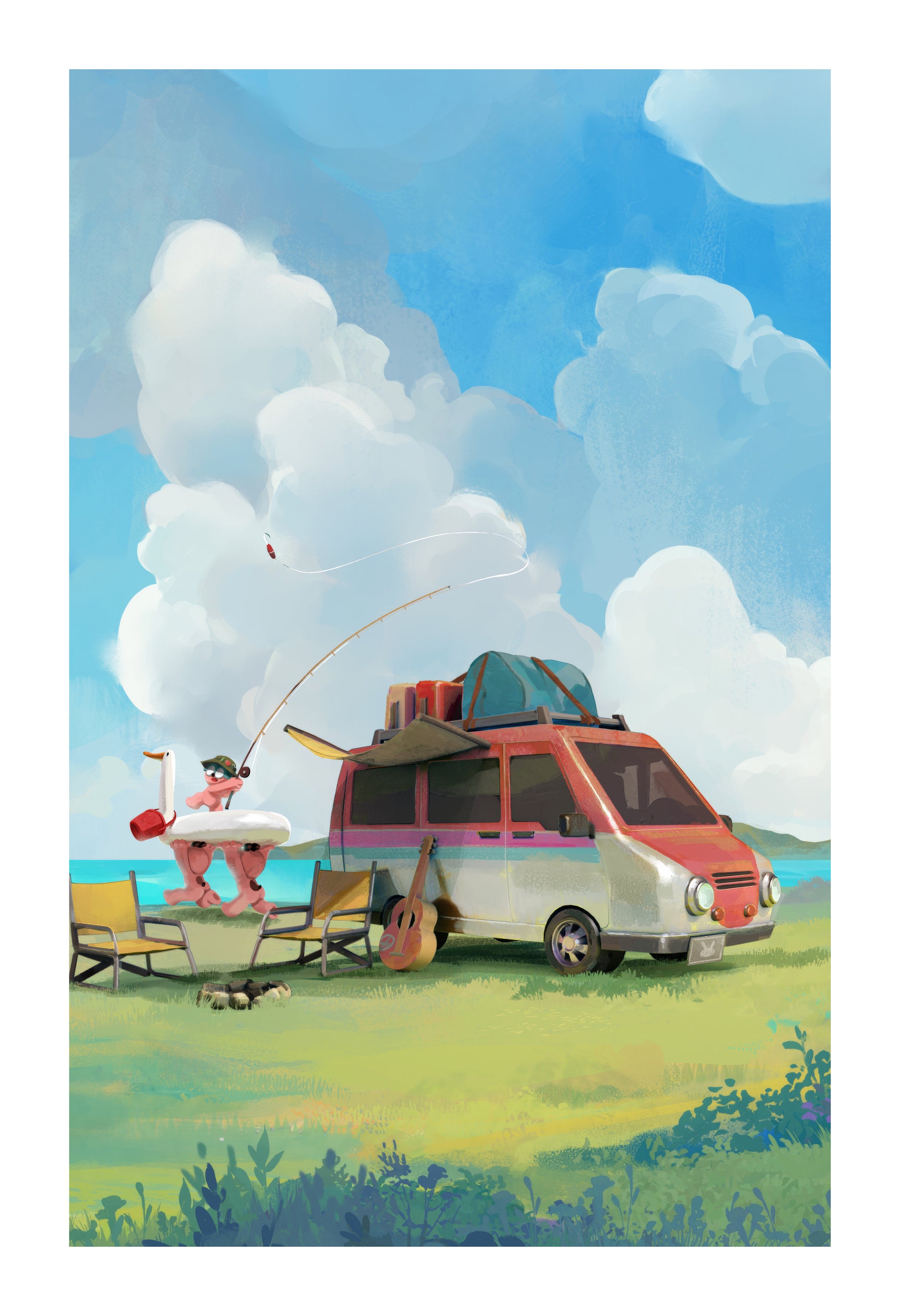 Hamsters and friends mini print set