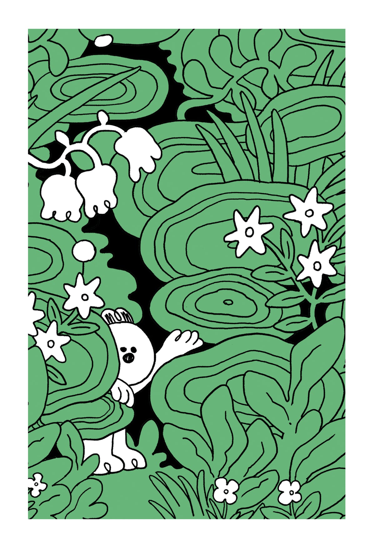 Set 4: Nature Friends mini print set