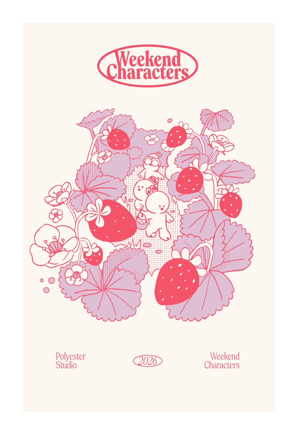 Set 4: Nature Friends mini print set
