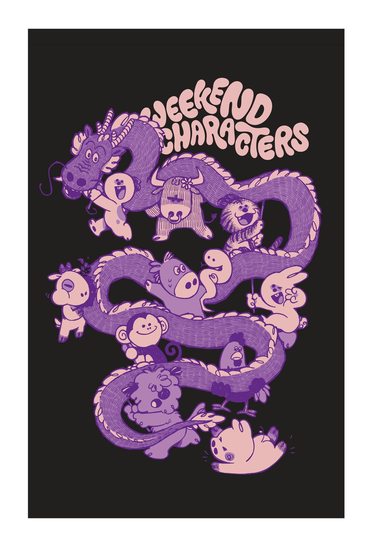Set 6: Live Characterfully mini print set