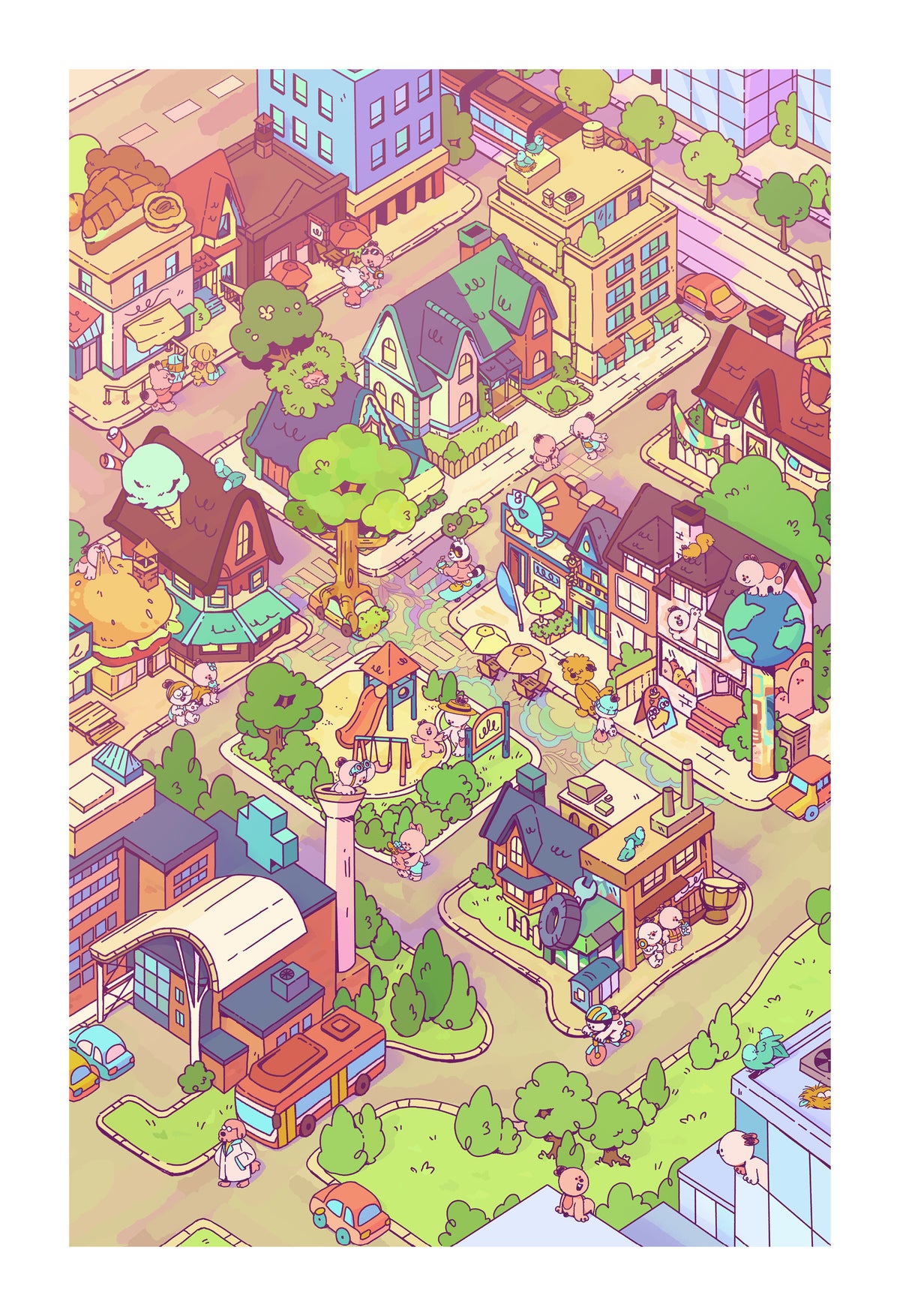 Set 5: Born to Wander mini print set