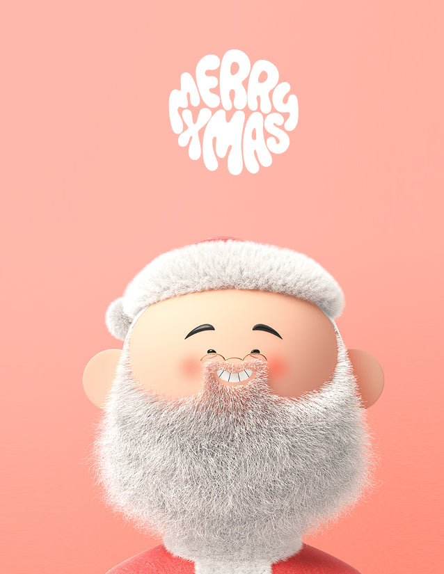 Santa Holiday Greeting Card
