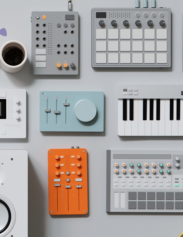 Synths Instruments Greeting Cards