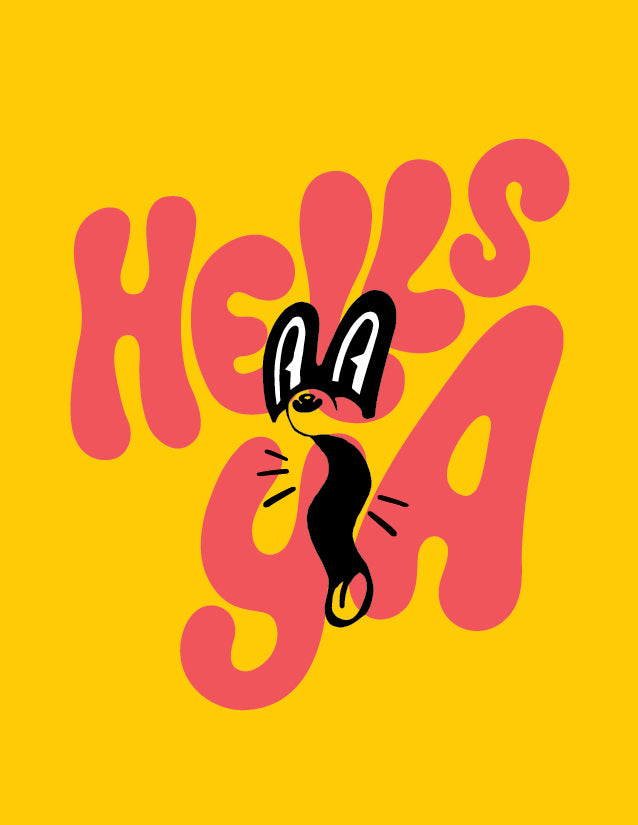 Hells Ya Celebration Greeting Card