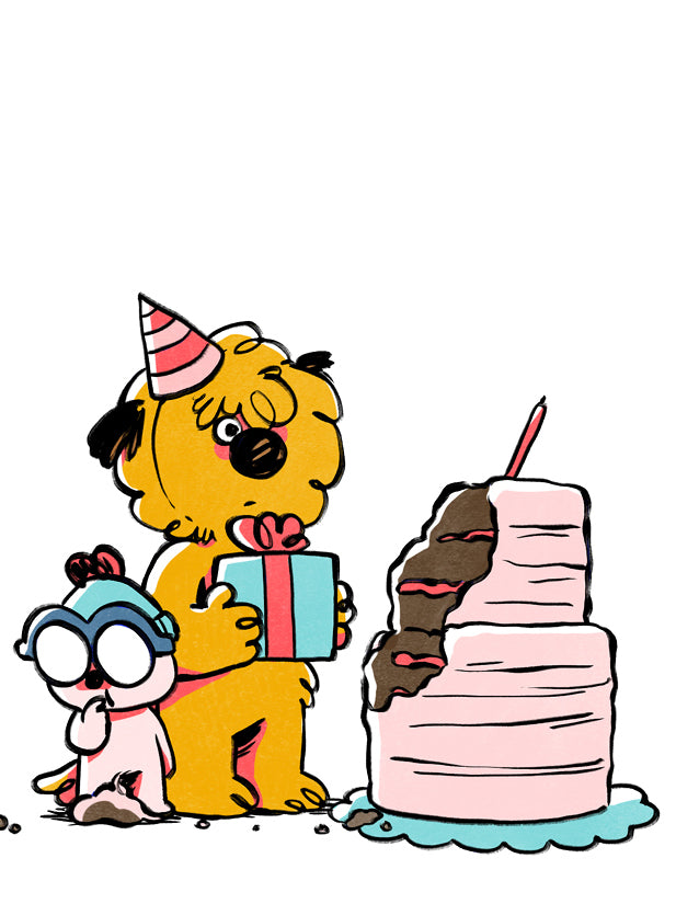 Birthday Cake Greeting Card