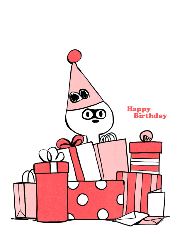 Birthday Present Greeting Card