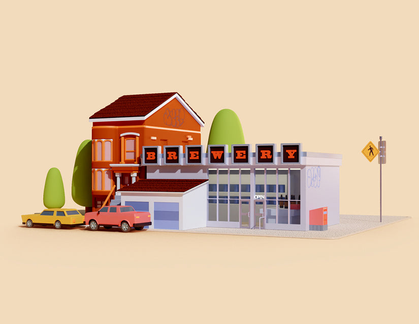 Kensington Market Brewery Greeting card