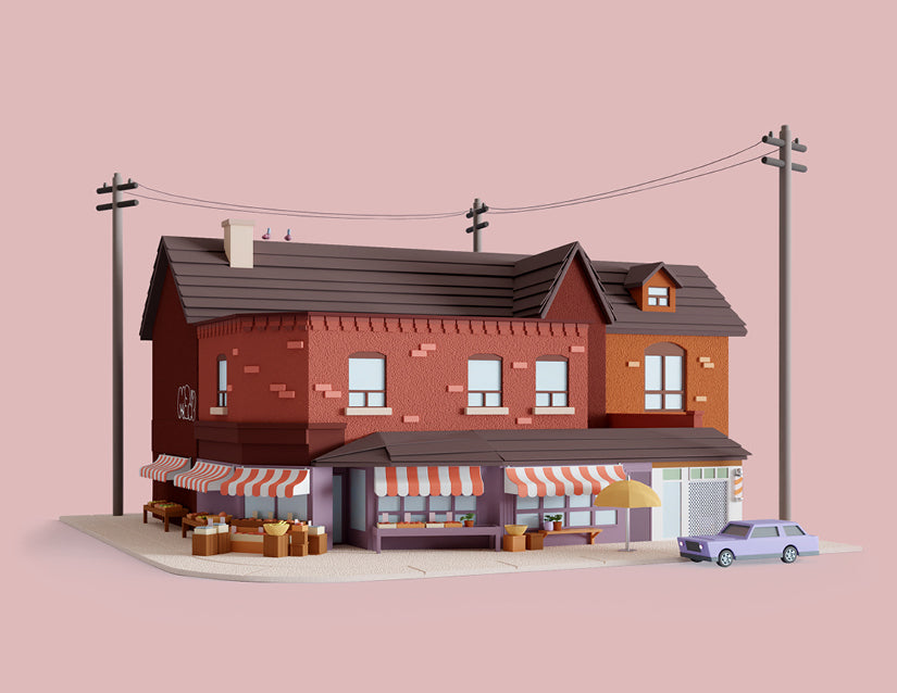 Kensington Market Corner Store Greeting Card