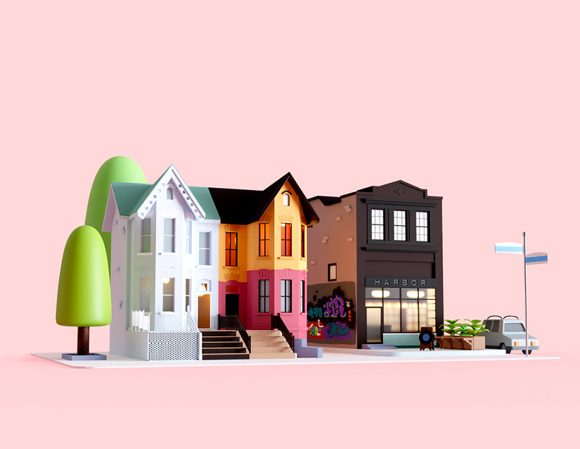 Kensington Market Shops Greeting Card