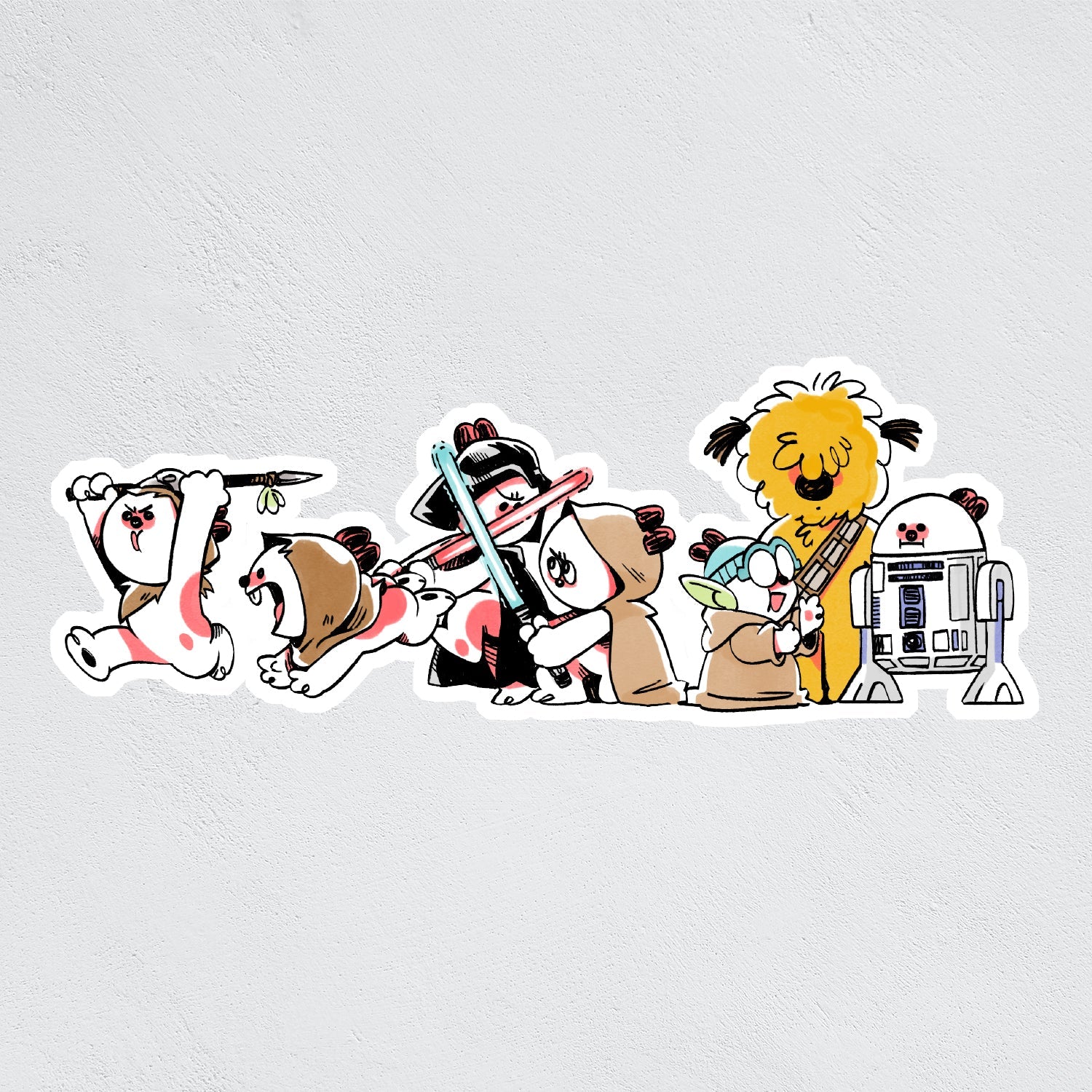 Stickers: Hamster Space Wars