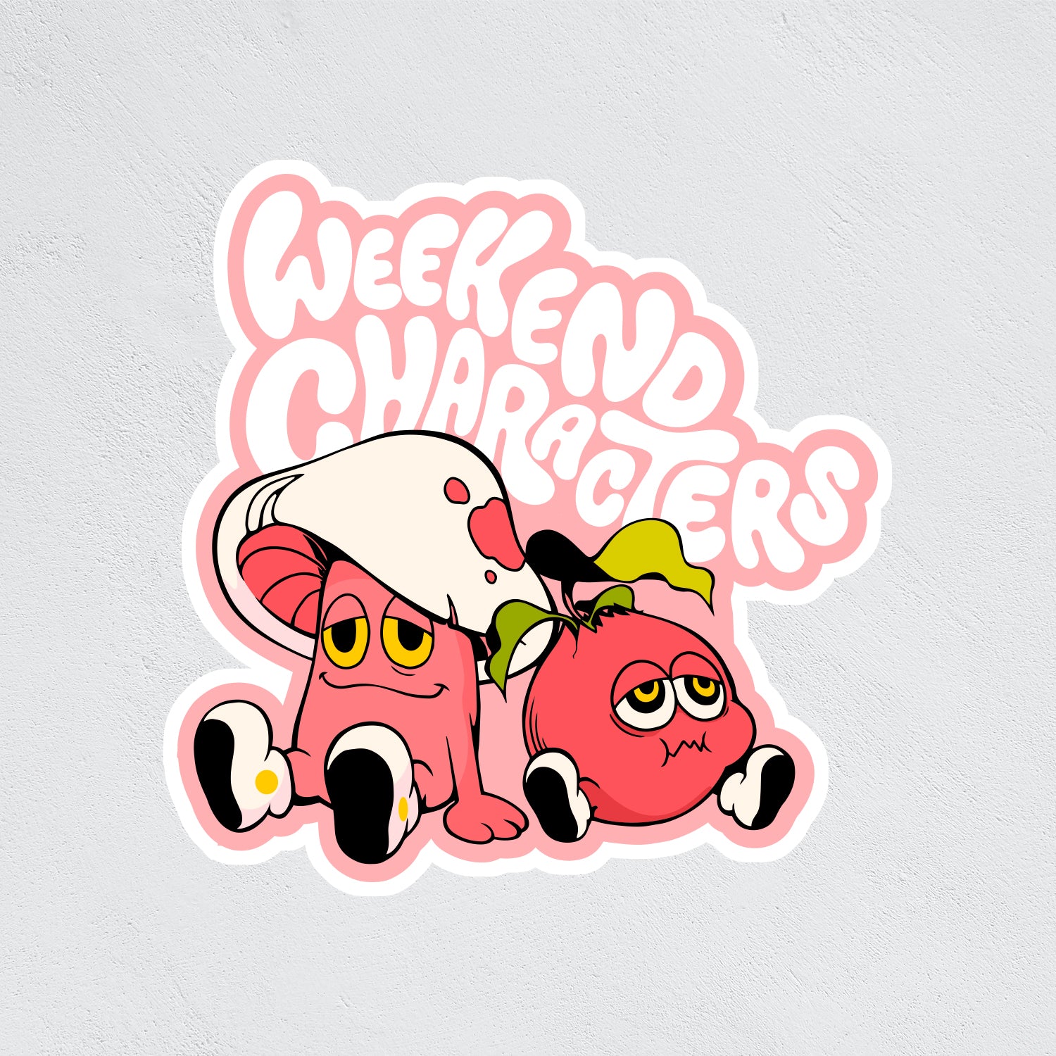 Large Stickers: Mushrooms