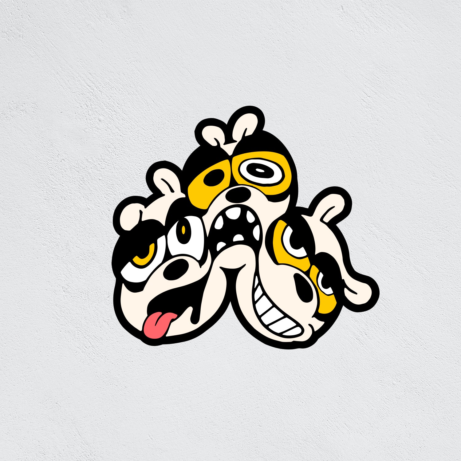 Large Stickers: Tripping out