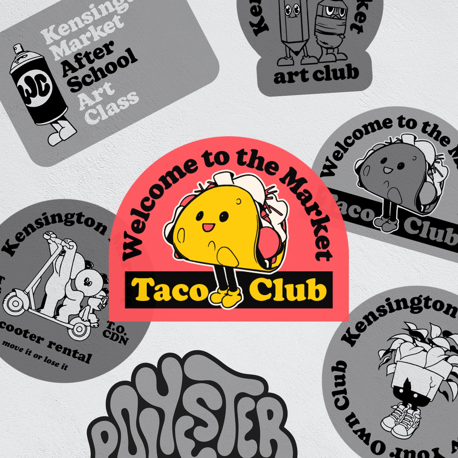 Stickers: Taco Club