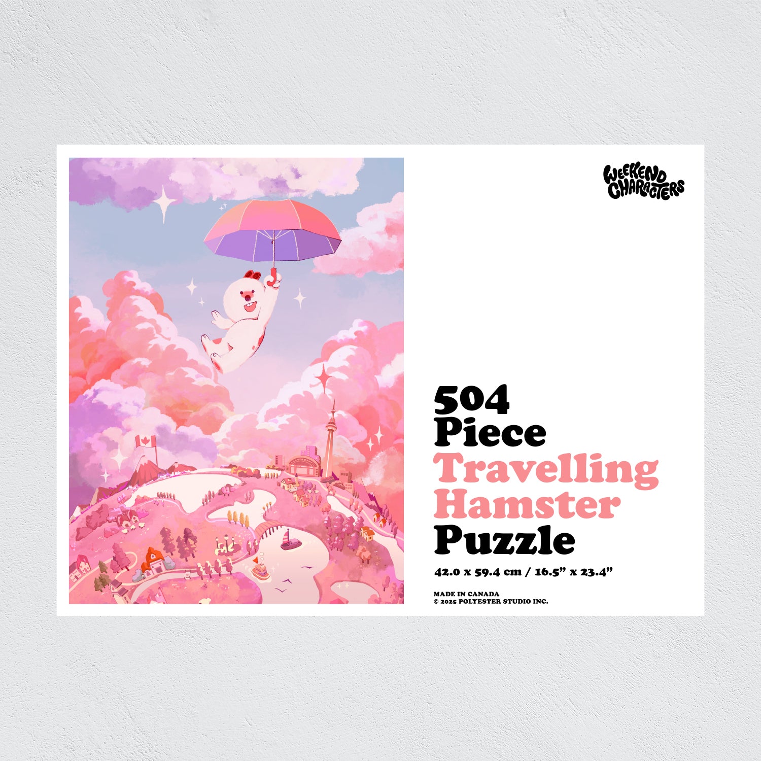 Travelling Hamster Jigsaw Puzzle