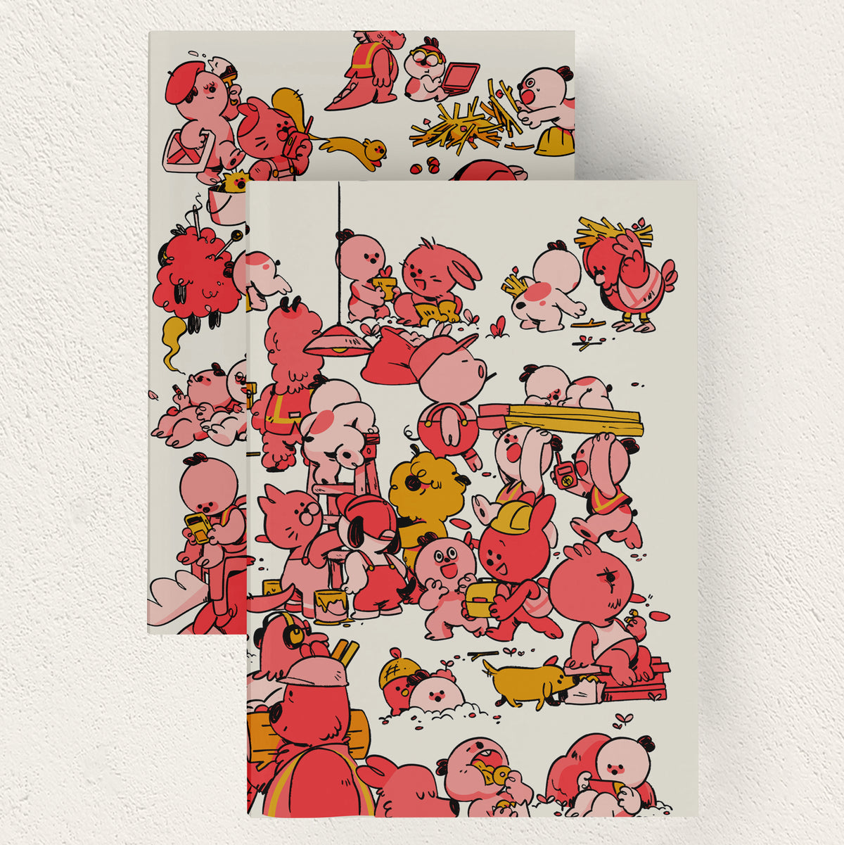 Perfect Bound Hamster action sketchbook