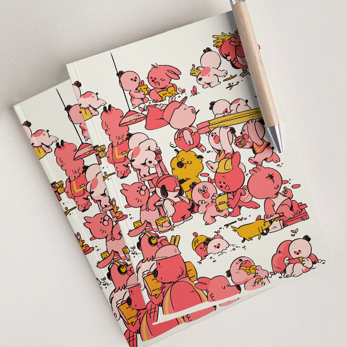 Perfect Bound Hamster action sketchbook
