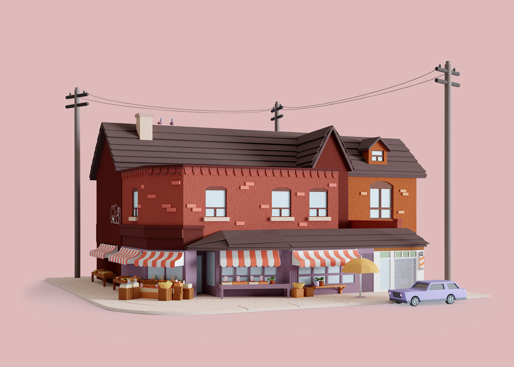 Postcard: Kensington Market Corner Store