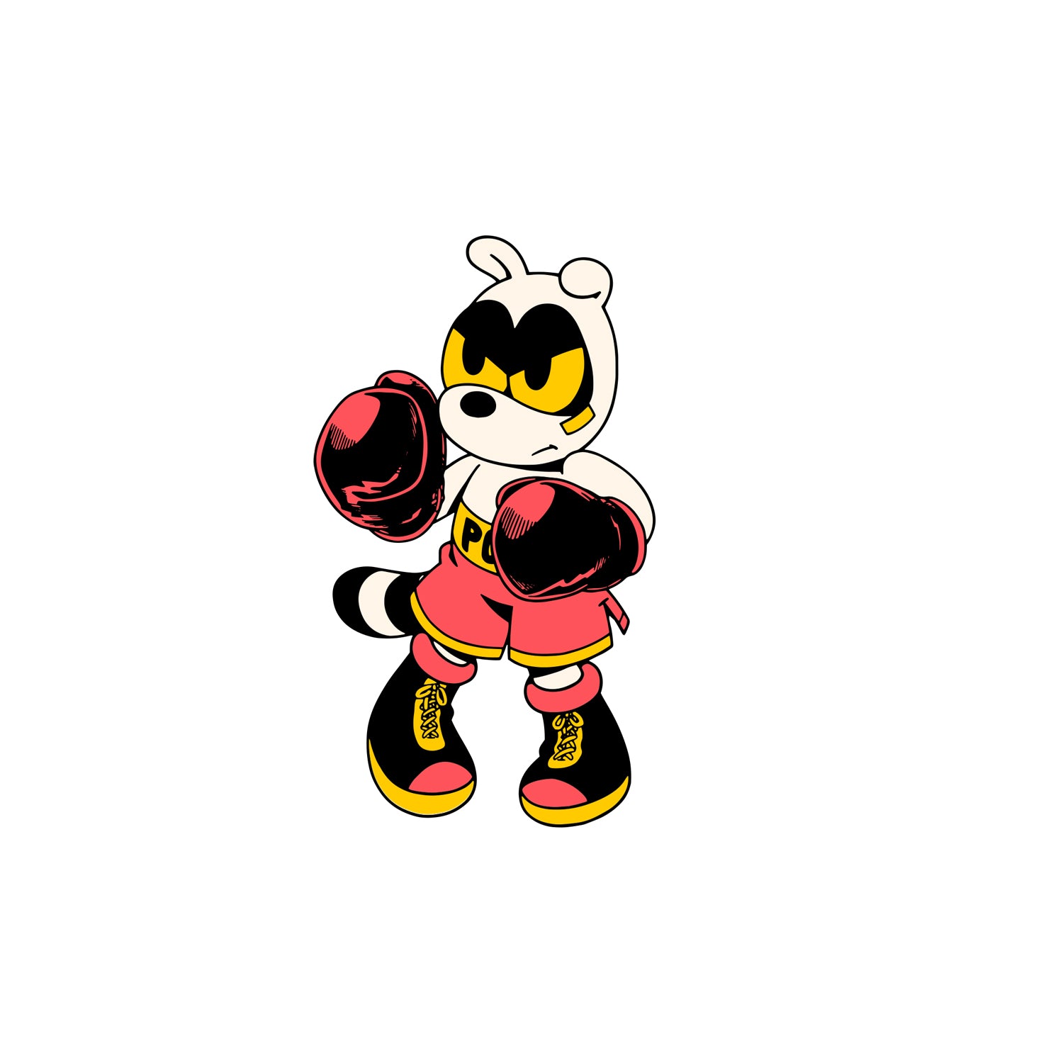 Sticker pack: Raccoon characters set