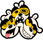 Sticker pack: Raccoon characters set