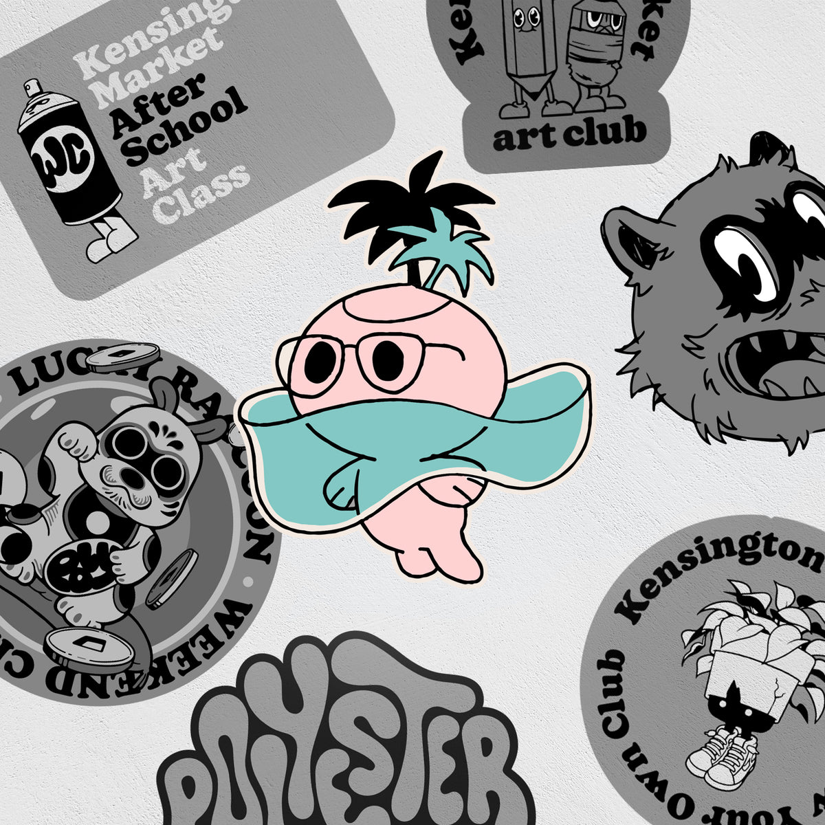 Stickers: Island Boy – Weekend Characters