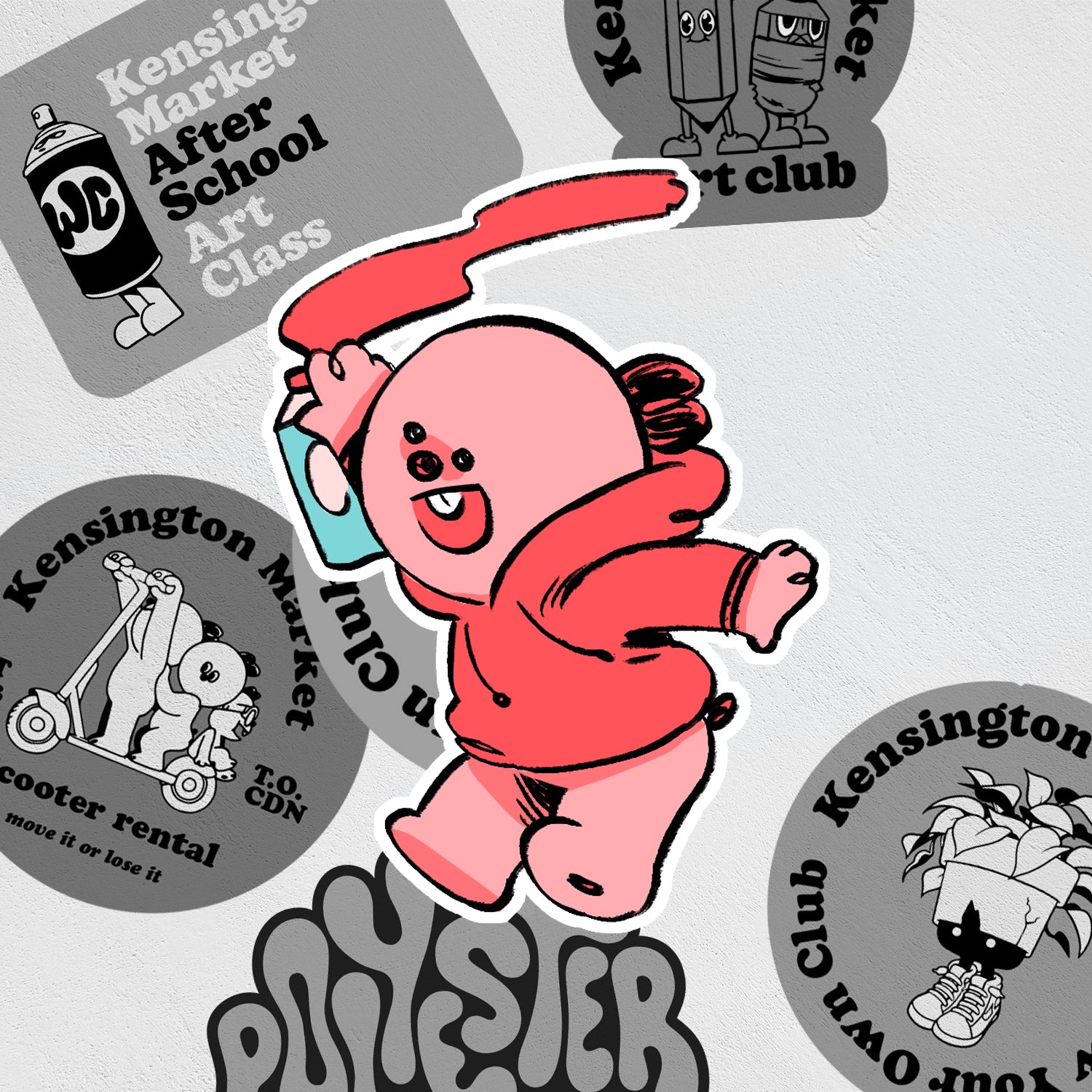 Stickers: Hamster tagging