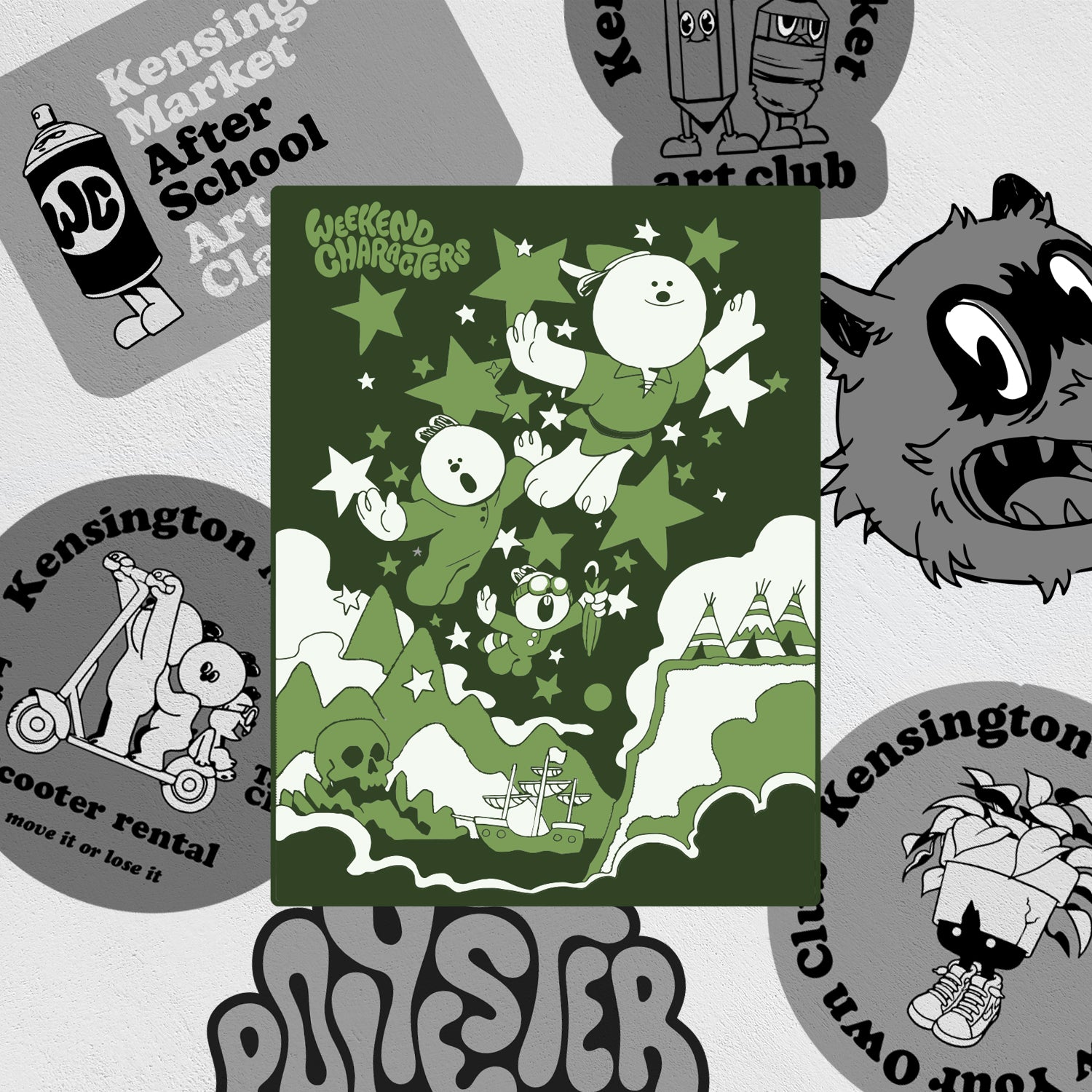 Stickers: Hamsters in Neverland