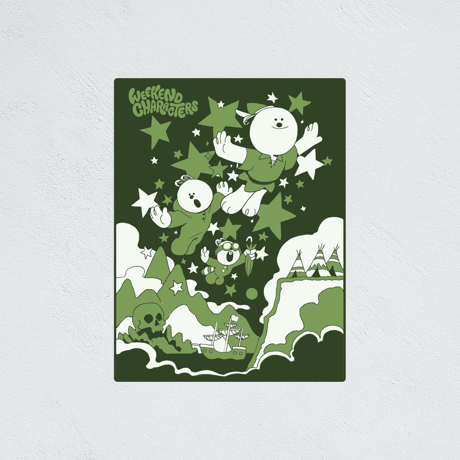 Stickers: Hamsters in Neverland