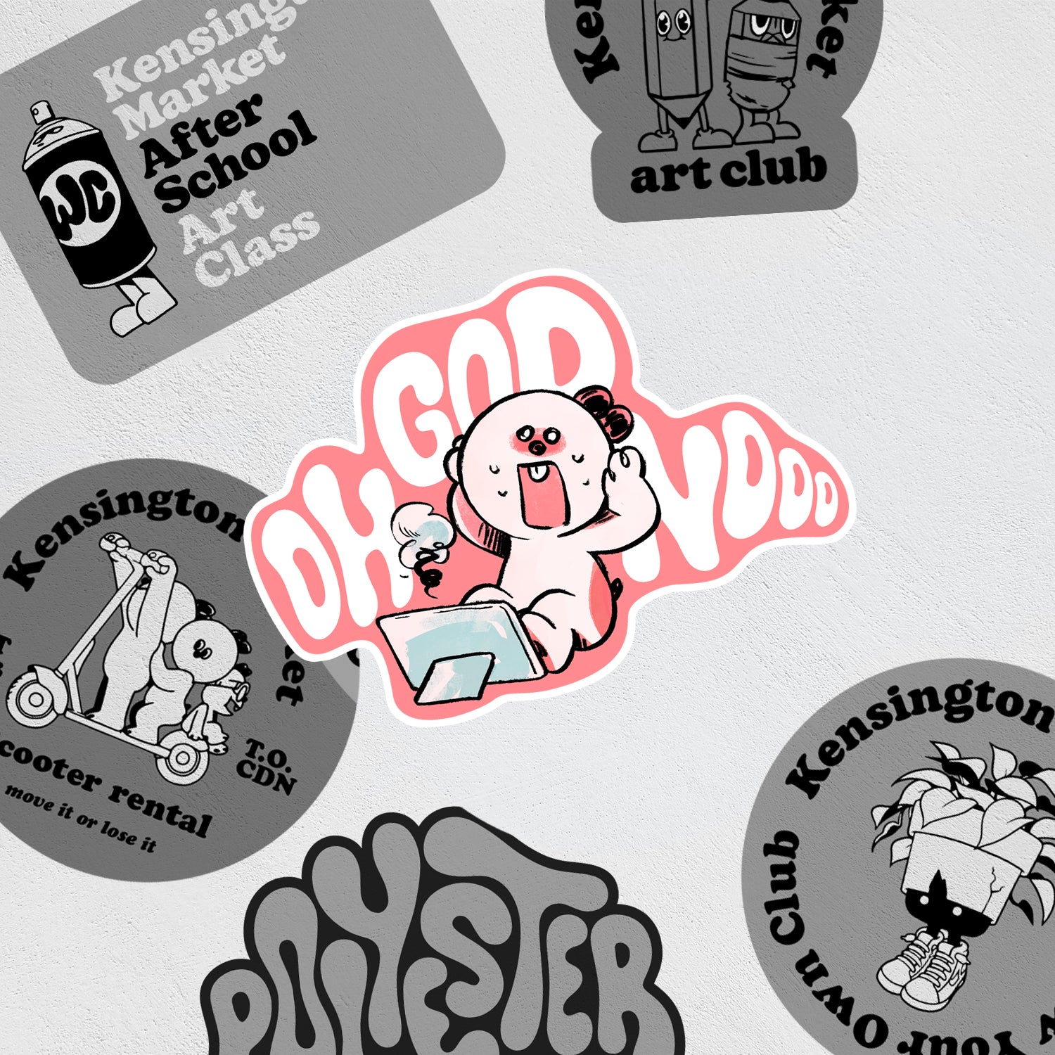 Stickers: Hamster melt down