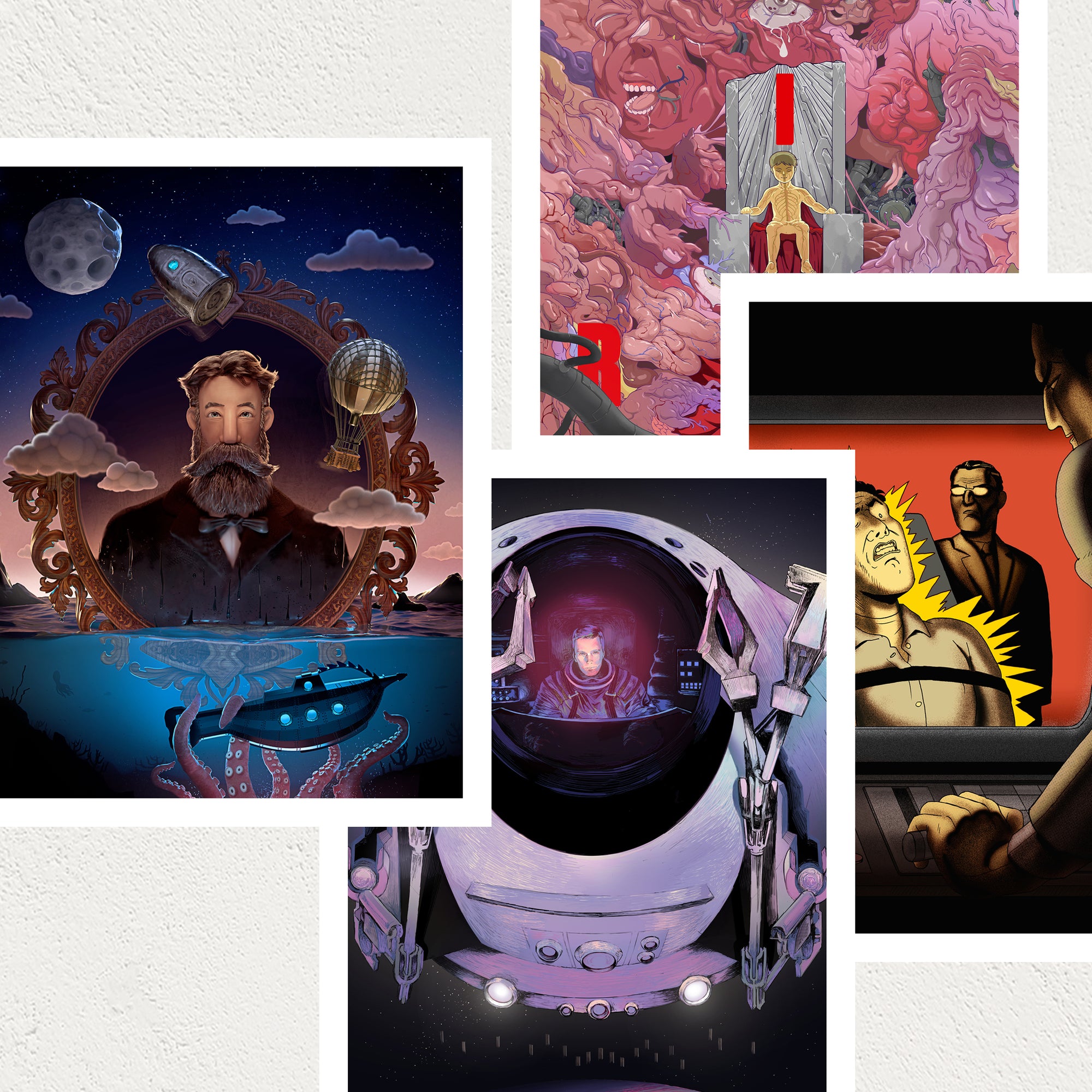 Icons of Sci-Fi poster set