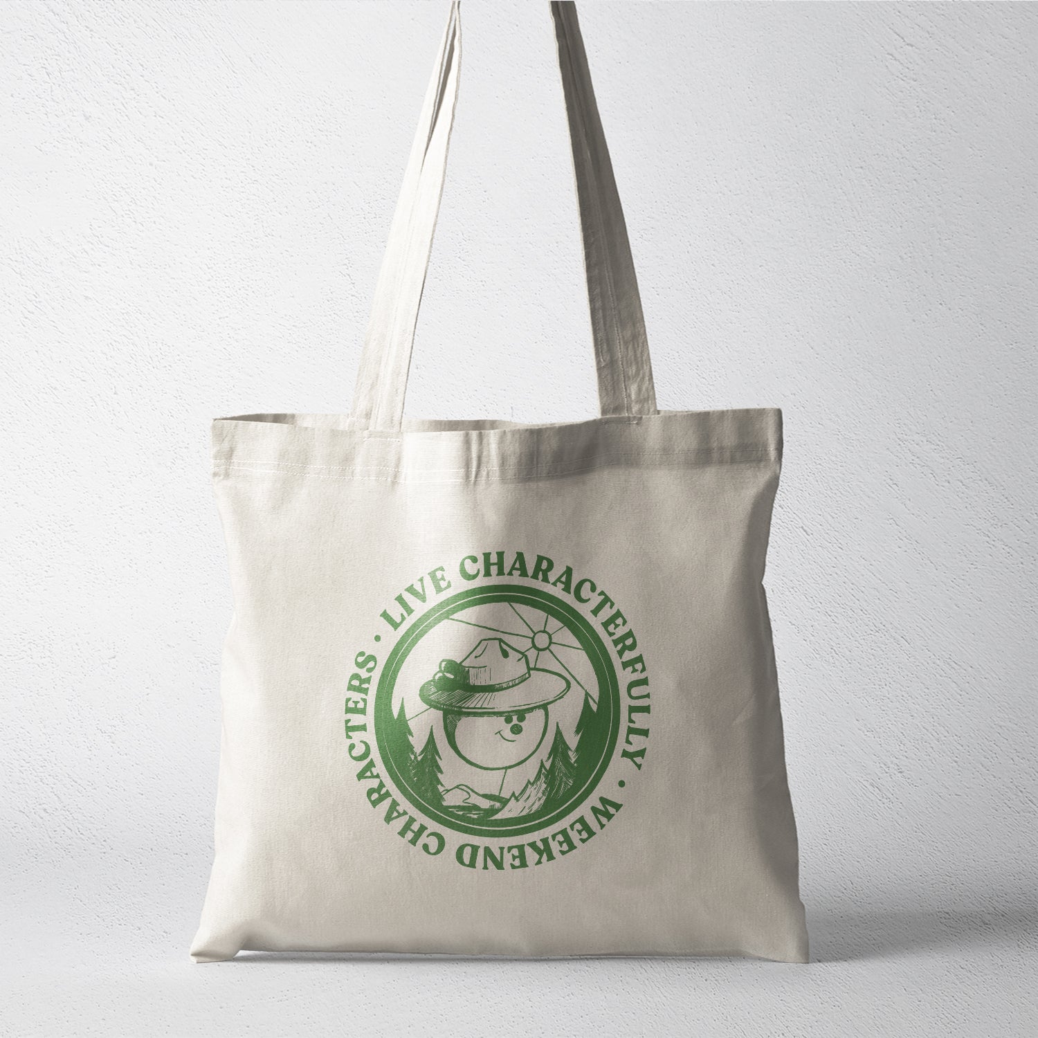 Live Characterfully Tote bag