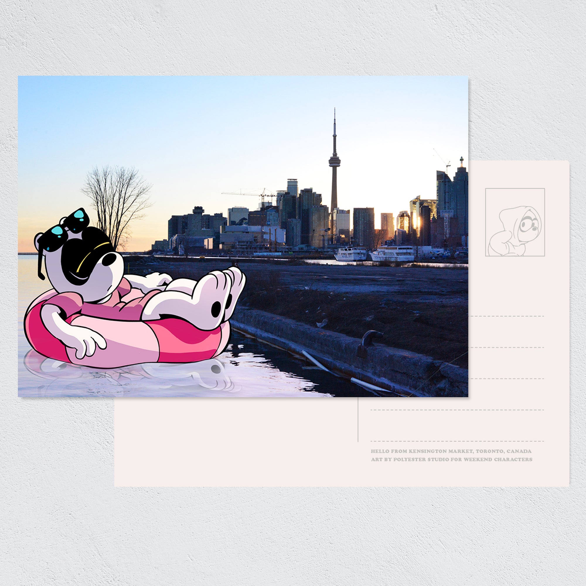 Toronto Postcard set: Raccoons and friends – Set of 13