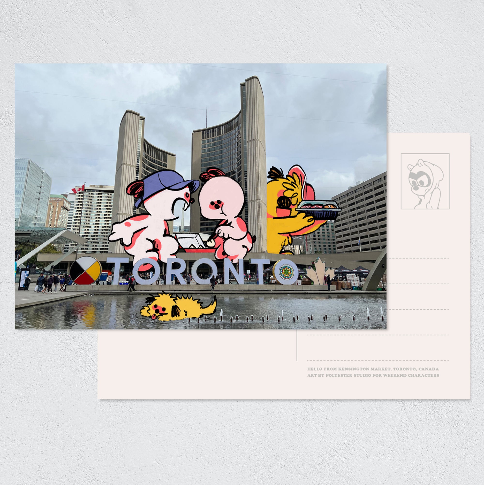 Toronto Postcard set: Hamsters and friends – Set of 14