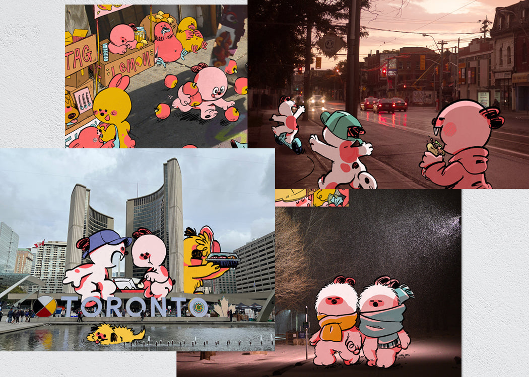 Toronto Postcard set: Hamsters and friends – Set of 14