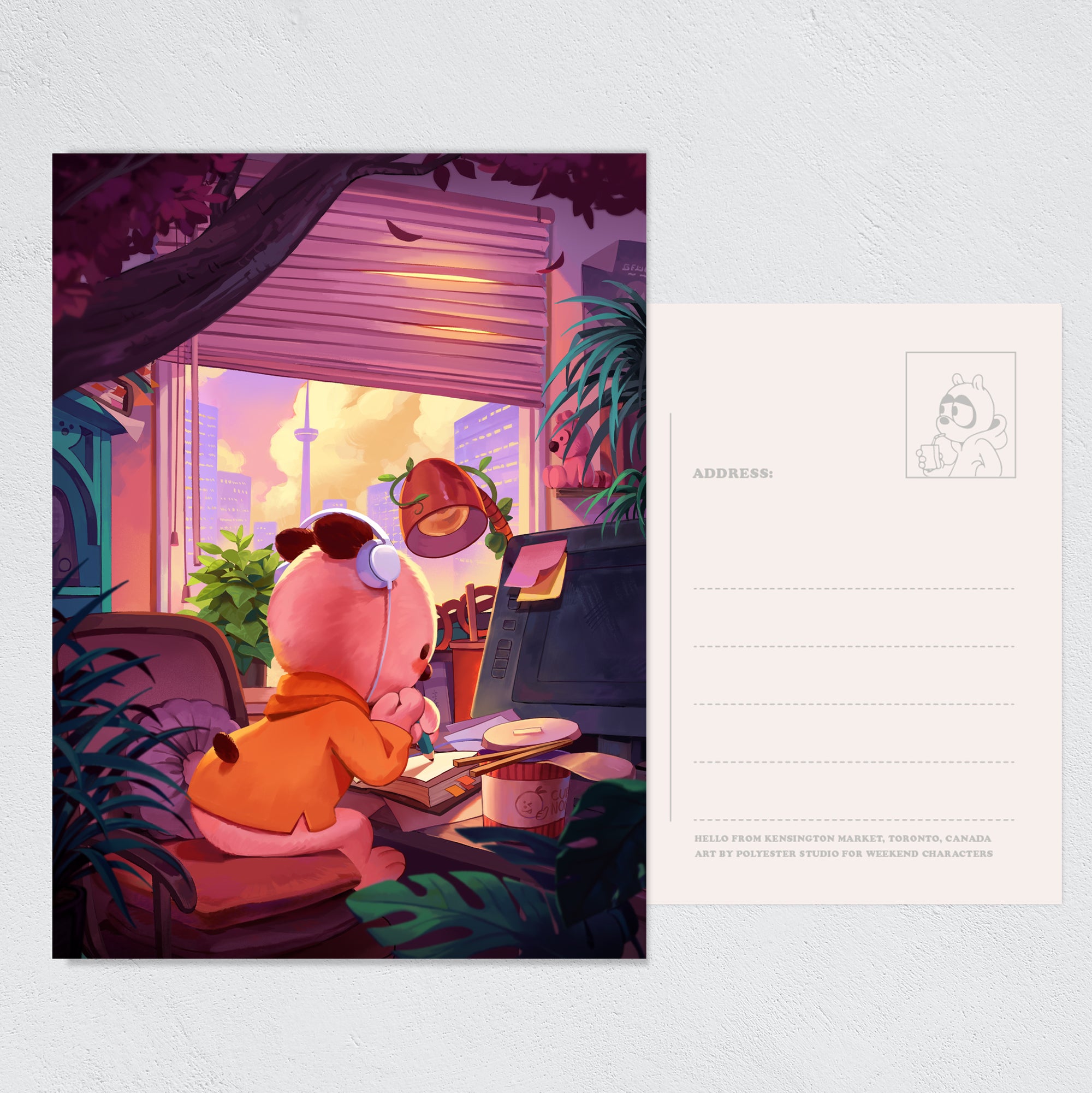 Hamsters! Set of 5 postcards